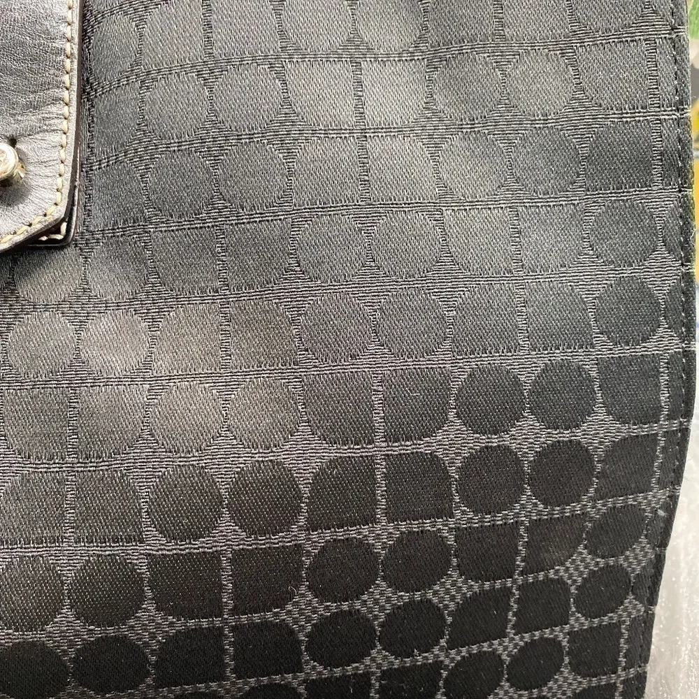 Kate Spade Dressy Black Nylon Textured Bag EUC, Vintage